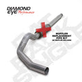 Diamond Eye KIT 5in CB MFLR RPLCMENT PIPE SGL AL: 94-97 FORD 7.3L F250/F350 PWRSTROKE - Crew Original