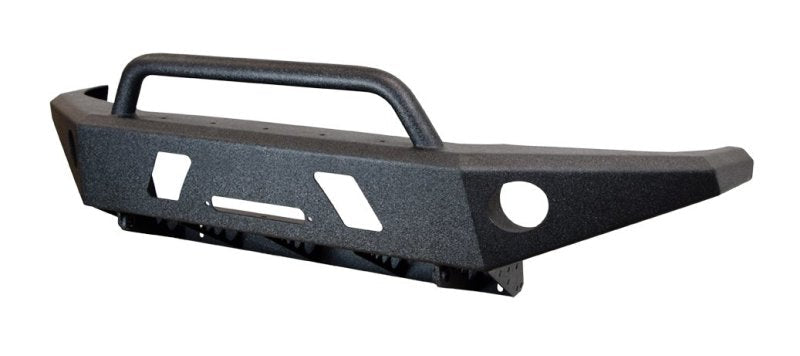 DV8 Offroad 05-15 Toyota Tacoma Front Bumper Winch Ready - Black Powdercoat - Crew Original