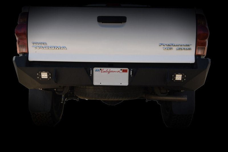 DV8 Offroad 05-15 Toyota Tacoma Rear Bumper - Black Powdercoat - Crew Original