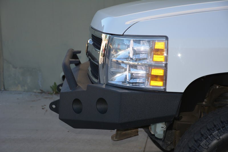 DV8 Offroad 07-13 Chevrolet Silverado 1500 Front Bumper - Black Powdercoat - Crew Original