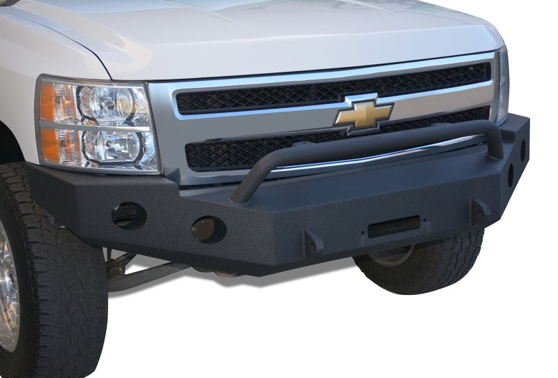 DV8 Offroad 07-13 Chevrolet Silverado 1500 Front Bumper - Black Powdercoat - Crew Original