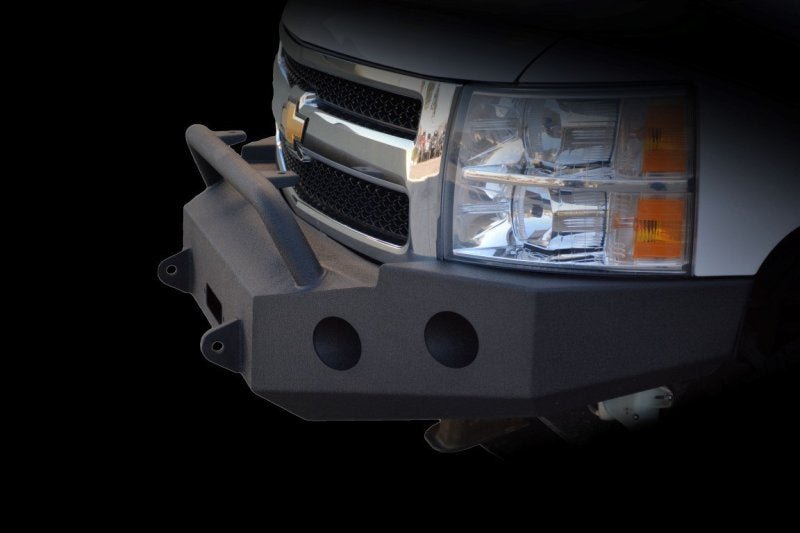 DV8 Offroad 07-13 Chevrolet Silverado 1500 Front Bumper - Black Powdercoat - Crew Original