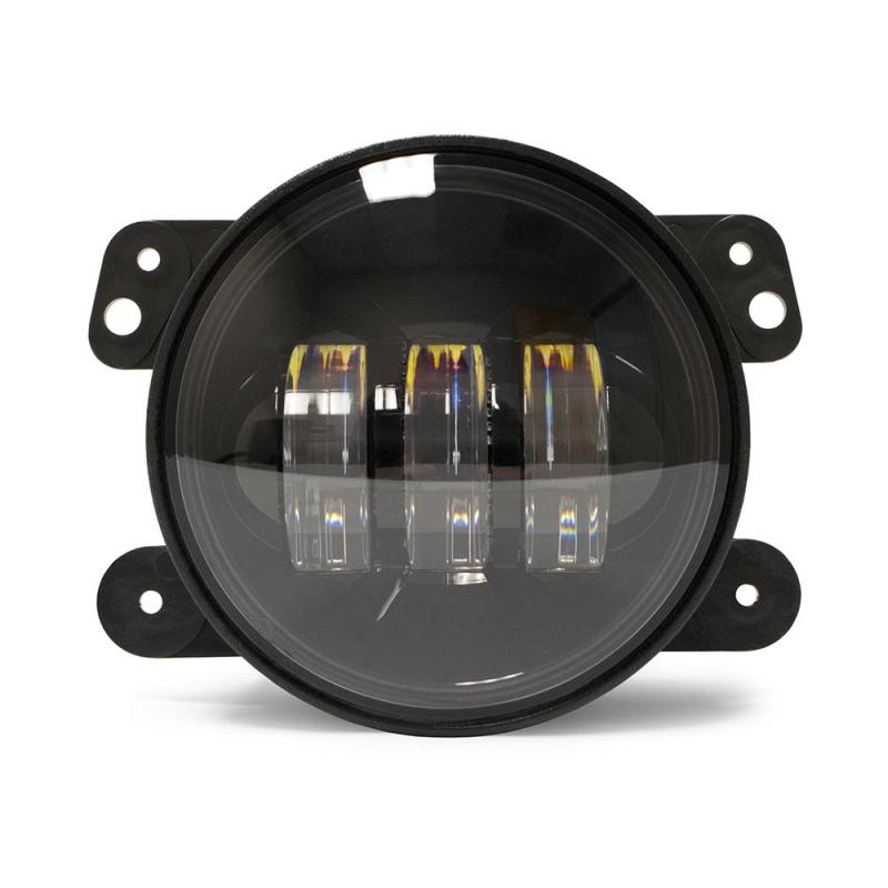 DV8 Offroad 07-18 Jeep Wrangler JK 4in 30W LED Replacement Fog Lights - Crew Original