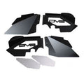DV8 Offroad 07-18 Jeep Wrangler JK Front Aluminum Inner Fender - Black - Crew Original