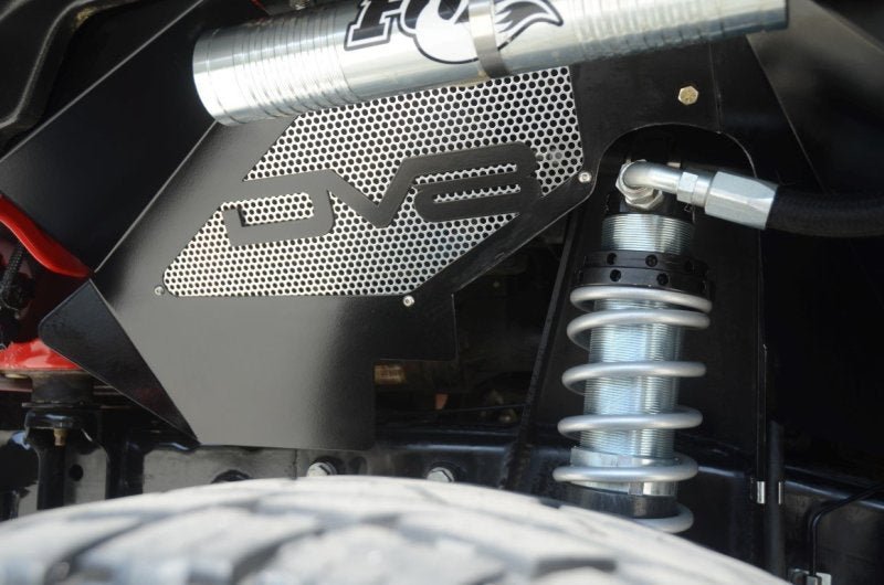DV8 Offroad 07-18 Jeep Wrangler JK Front Aluminum Inner Fender - Raw - Crew Original