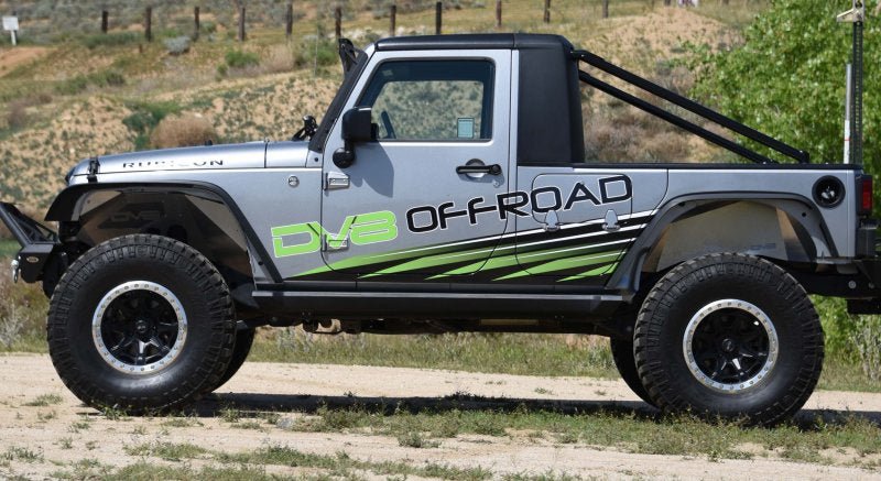 DV8 Offroad 07-18 Jeep Wrangler JK Front Aluminum Inner Fender - Raw - Crew Original