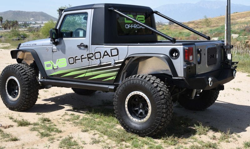 DV8 Offroad 07-18 Jeep Wrangler JK Front Aluminum Inner Fender - Raw - Crew Original