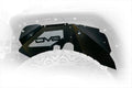 DV8 Offroad 07-18 Jeep Wrangler JK Front Aluminum Inner Fender w/ Rock Lights - Black - Crew Original