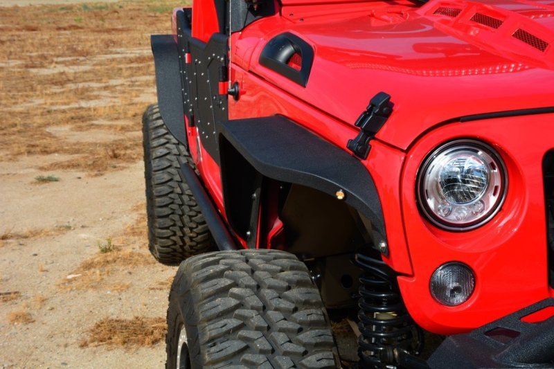 DV8 Offroad 07-18 Jeep Wrangler JK Front & Rear Slim Fenders - Crew Original