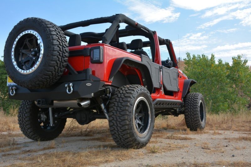 DV8 Offroad 07-18 Jeep Wrangler JK Front & Rear Slim Fenders - Crew Original