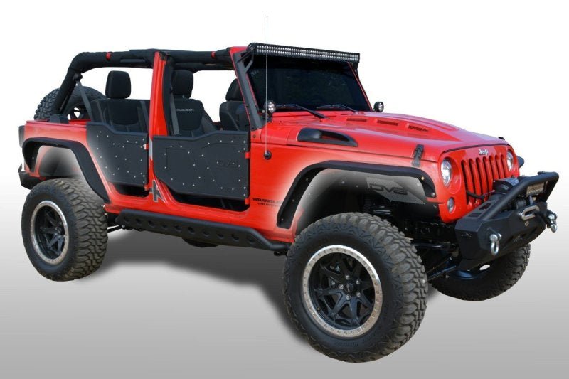 DV8 Offroad 07-18 Jeep Wrangler JK Front & Rear Slim Fenders - Crew Original