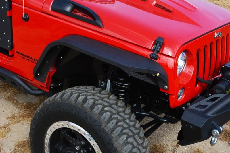 DV8 Offroad 07-18 Jeep Wrangler JK Front & Rear Slim Fenders - Crew Original