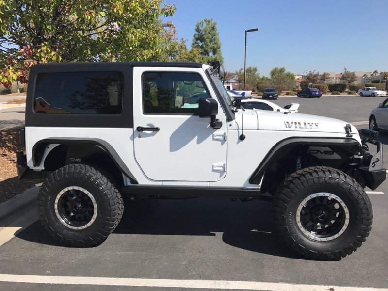 DV8 Offroad 07-18 Jeep Wrangler JK Front & Rear Slim Fenders - Crew Original