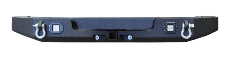 DV8 Offroad 07-18 Jeep Wrangler JK Full Length Rear Bumper w/ Light Holes - Crew Original