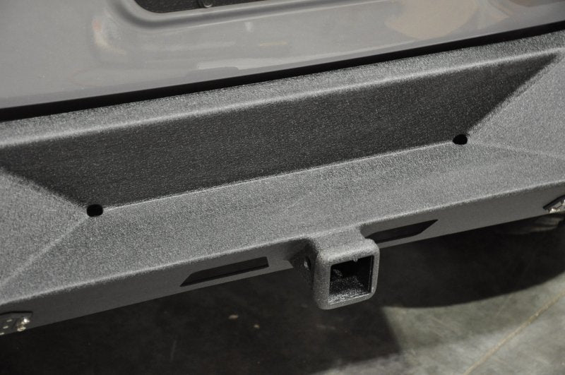 DV8 Offroad 07-18 Jeep Wrangler JK Full Length Rear Bumper w/ Lights - Crew Original