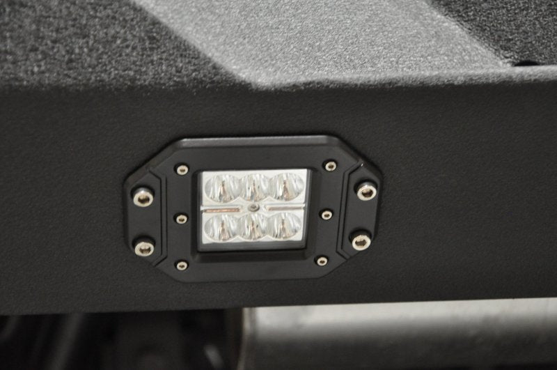 DV8 Offroad 07-18 Jeep Wrangler JK Full Length Rear Bumper w/ Lights - Crew Original