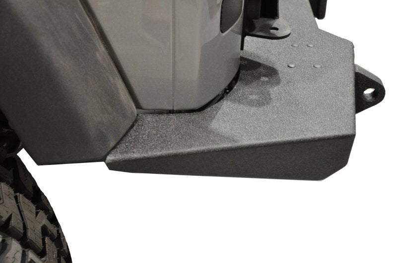 DV8 Offroad 07-18 Jeep Wrangler JK Full Length Rear Bumper w/ Lights - Crew Original