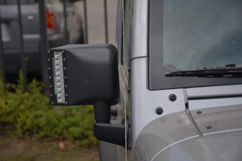 DV8 Offroad 07-18 Jeep Wrangler JK LED Mirror Housing w/ Turn Signal Option - Crew Original