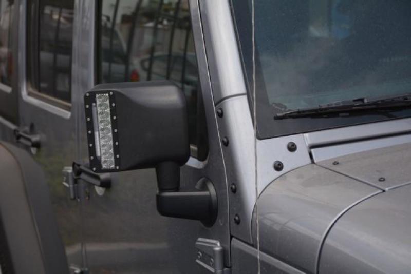 DV8 Offroad 07-18 Jeep Wrangler JK LED Mirror Housing w/ Turn Signal Option - Crew Original