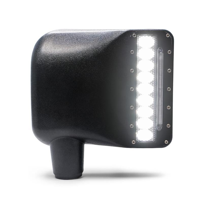 DV8 Offroad 07-18 Jeep Wrangler JK LED Mirror Housing w/ Turn Signal Option - Crew Original