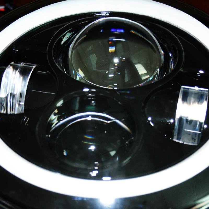 DV8 Offroad 07-18 Jeep Wrangler JK LED Projector Headlights - Crew Original