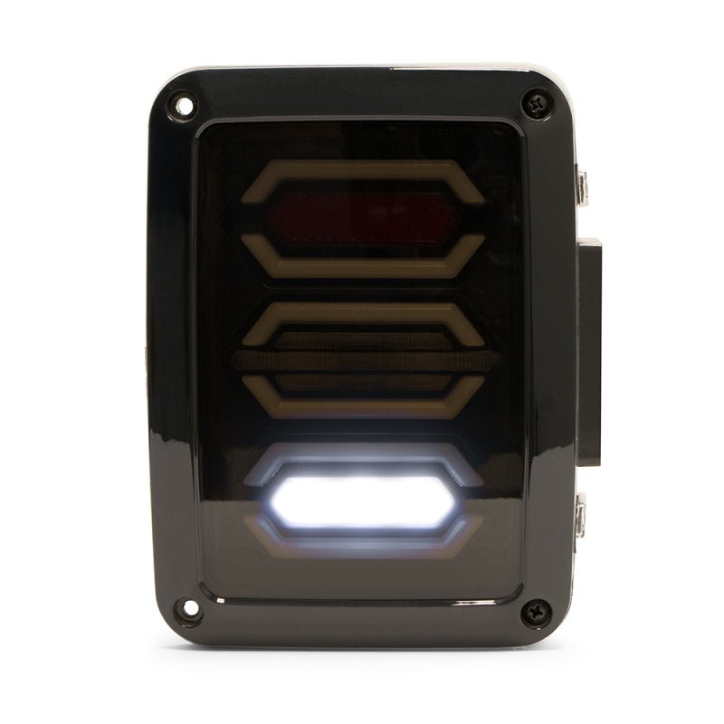 DV8 Offroad 07-18 Jeep Wrangler JK Octagon LED Tail Light - Crew Original