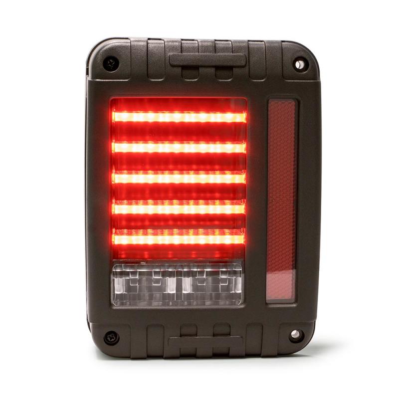 DV8 Offroad 07-18 Jeep Wrangler JK Octagon LED Tail Light - Crew Original