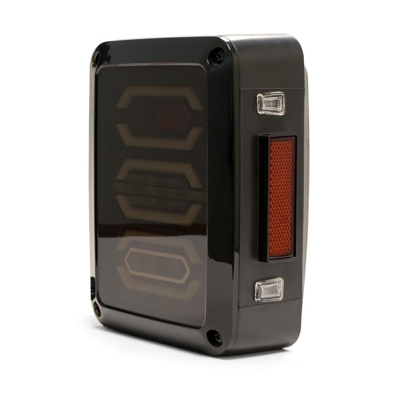 DV8 Offroad 07-18 Jeep Wrangler JK Octagon LED Tail Light - Crew Original