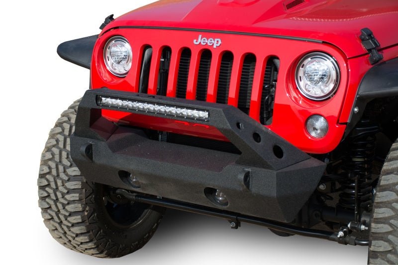 DV8 Offroad 07-18 Jeep Wrangler JK/JL Front Stubby Bumper - Crew Original