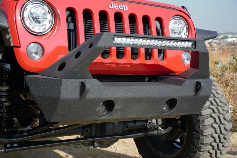 DV8 Offroad 07-18 Jeep Wrangler JK/JL Front Stubby Bumper - Crew Original