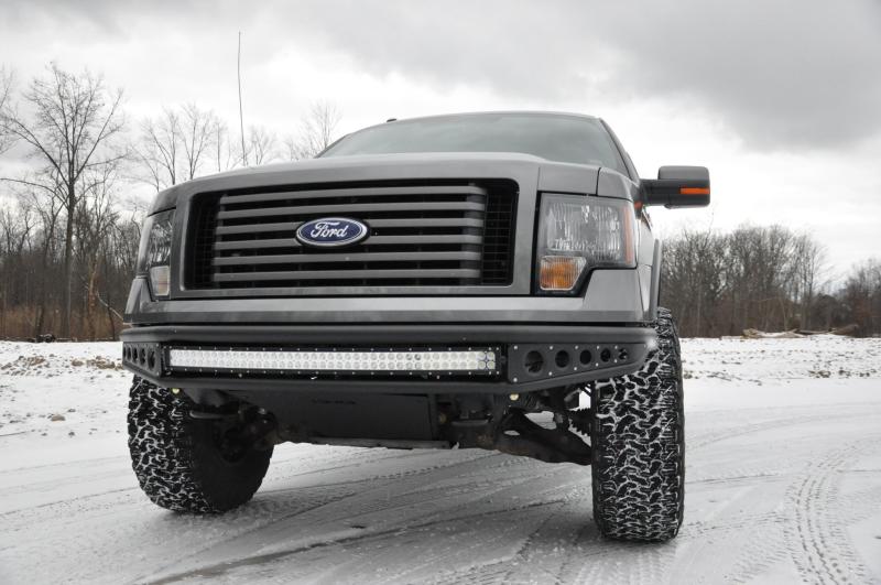 DV8 Offroad 09-14 Ford F-150 Baja Style Front Bumper - Crew Original