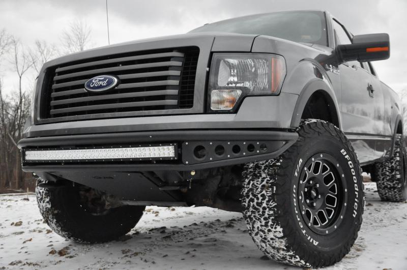 DV8 Offroad 09-14 Ford F-150 Baja Style Front Bumper - Crew Original