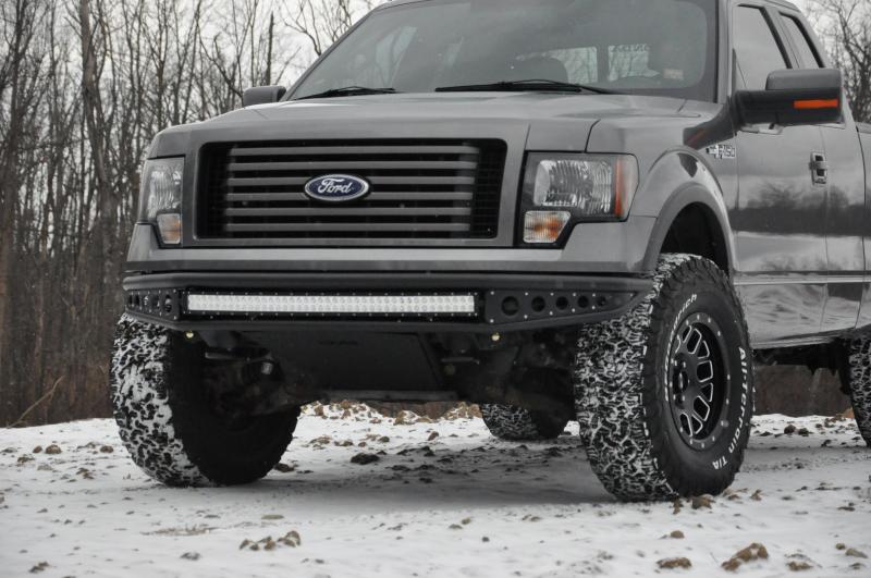 DV8 Offroad 09-14 Ford F-150 Baja Style Front Bumper - Crew Original