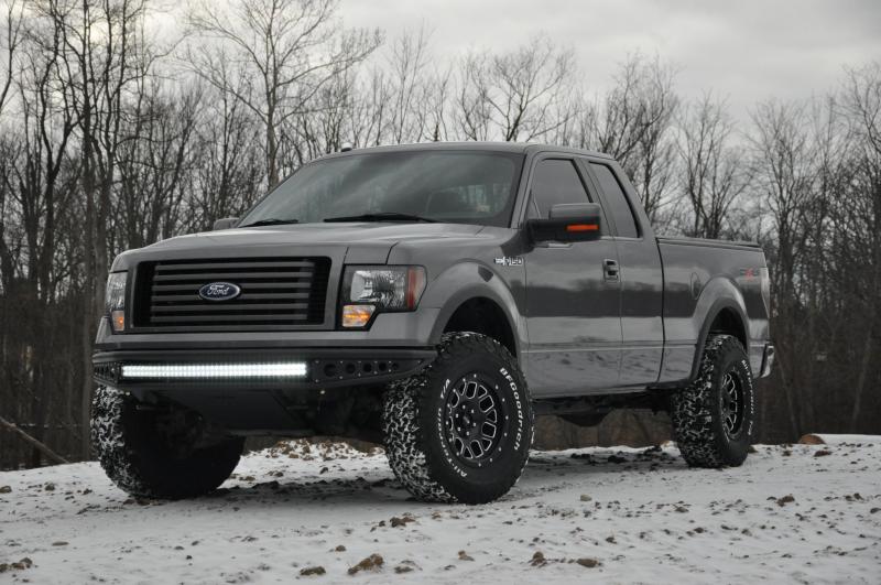 DV8 Offroad 09-14 Ford F-150 Baja Style Front Bumper - Crew Original