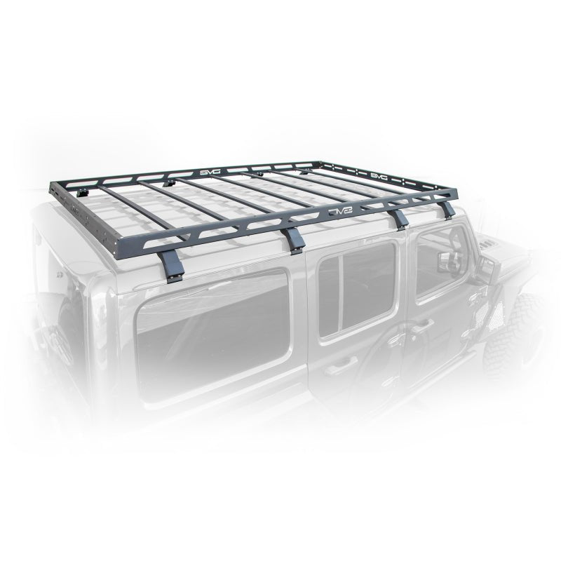 DV8 Offroad 18-21 Jeep Wrangler JL 4-Door Roof Rack - Crew Original