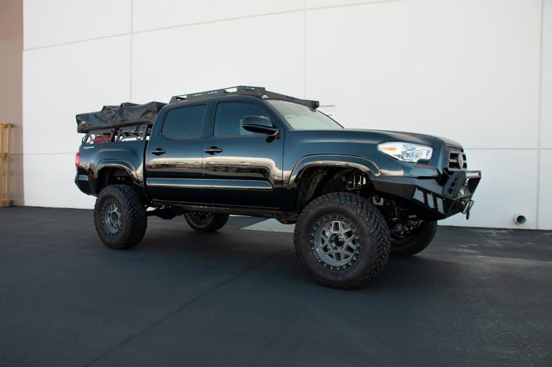 DV8 Offroad 20-22 Jeep Gladiator JT / 05-21 Toyota Tacoma Overland Bed Rack - 2pc. Adjustable - Crew Original