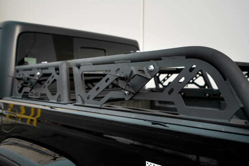 DV8 Offroad 20-22 Jeep Gladiator JT / 05-21 Toyota Tacoma Overland Bed Rack - 2pc. Adjustable - Crew Original