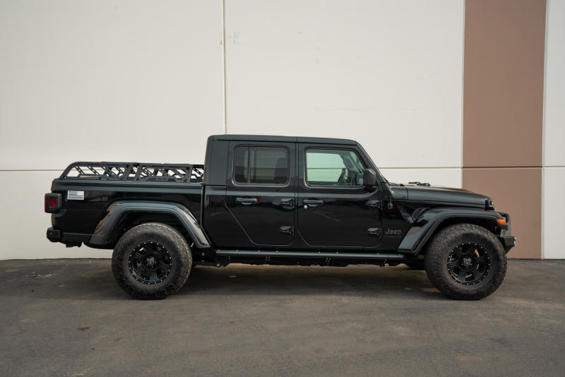DV8 Offroad 20-22 Jeep Gladiator JT / 05-21 Toyota Tacoma Overland Bed Rack - 2pc. Adjustable - Crew Original