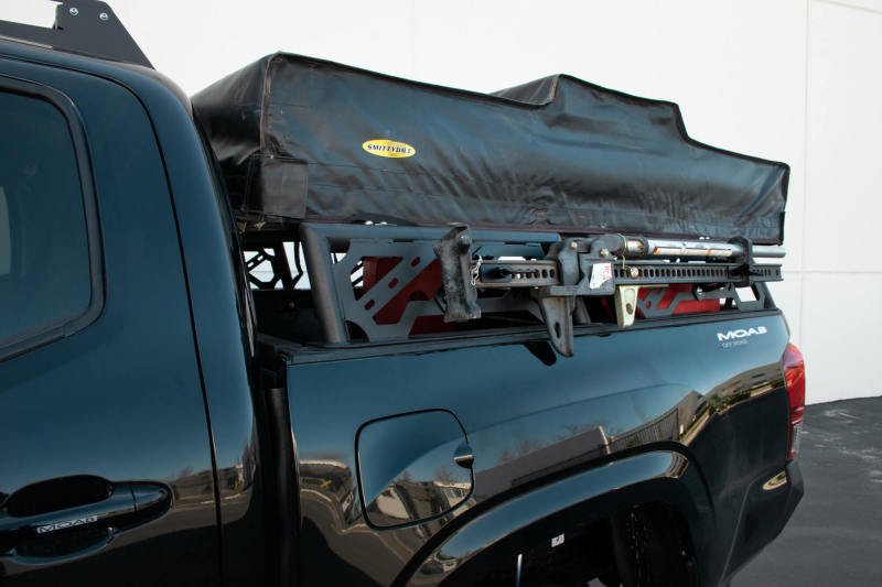 DV8 Offroad 20-22 Jeep Gladiator JT / 05-21 Toyota Tacoma Overland Bed Rack - 2pc. Adjustable - Crew Original