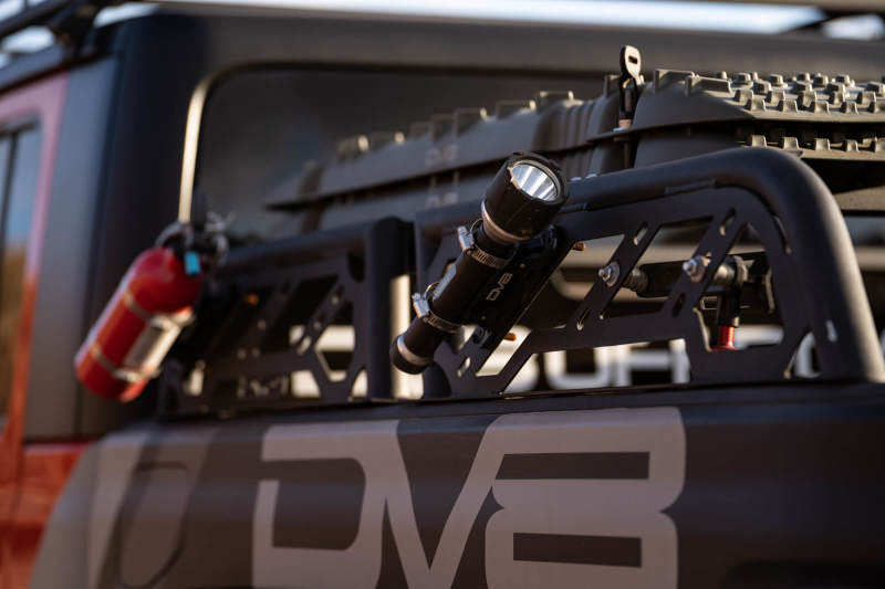 DV8 Offroad 20-22 Jeep Gladiator JT / 05-21 Toyota Tacoma Overland Bed Rack - 2pc. Adjustable - Crew Original
