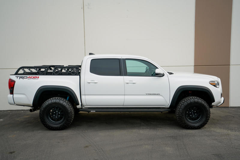 DV8 Offroad 20-22 Jeep Gladiator JT / 05-21 Toyota Tacoma Overland Bed Rack - 2pc. Adjustable - Crew Original
