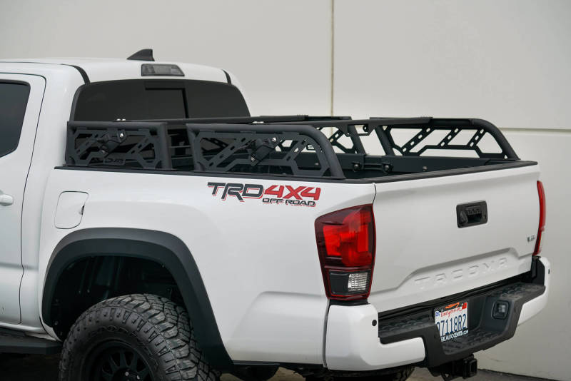 DV8 Offroad 20-22 Jeep Gladiator JT / 05-21 Toyota Tacoma Overland Bed Rack - 2pc. Adjustable - Crew Original