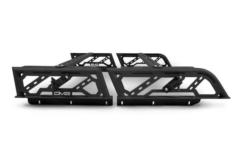 DV8 Offroad 20-22 Jeep Gladiator JT / 05-21 Toyota Tacoma Overland Bed Rack - 2pc. Adjustable - Crew Original