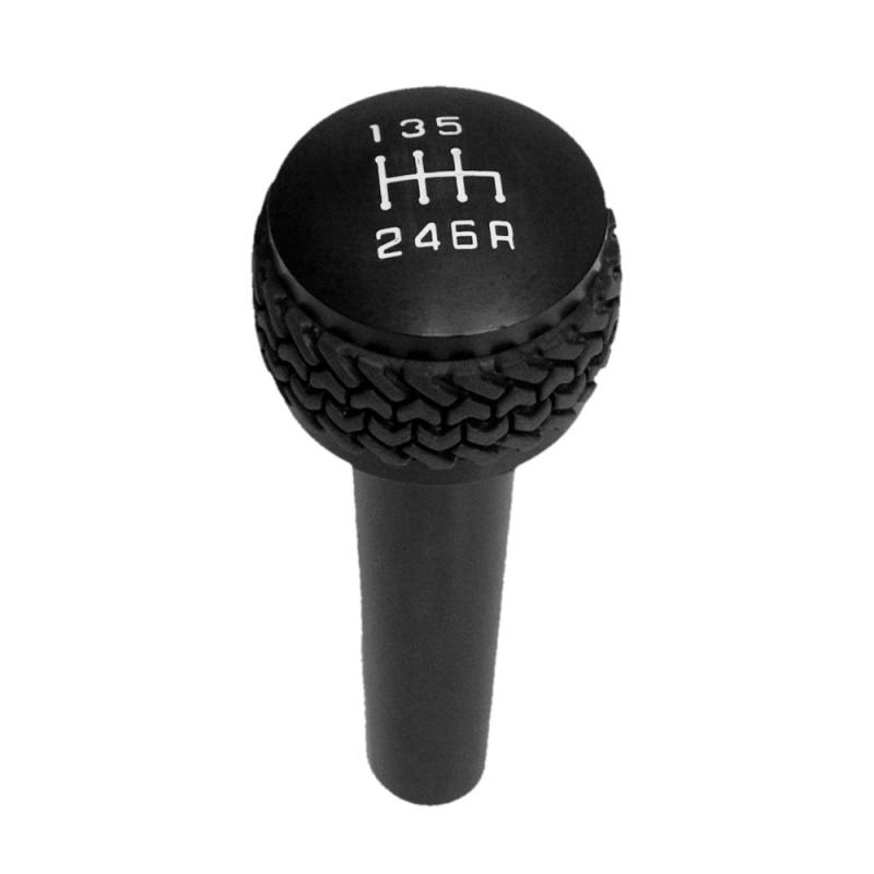 DV8 Offroad 2005-2010 Jeep TJ/JK 6-Speed Shift Knob Black Finish - Crew Original