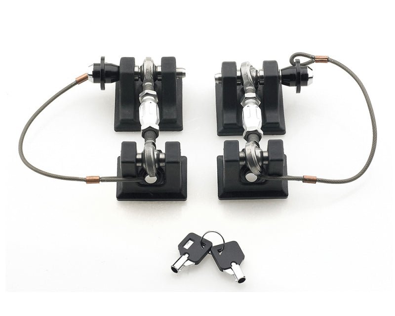 DV8 Offroad 2007-2018 Jeep JK Locking Hood Hold Downs - Crew Original