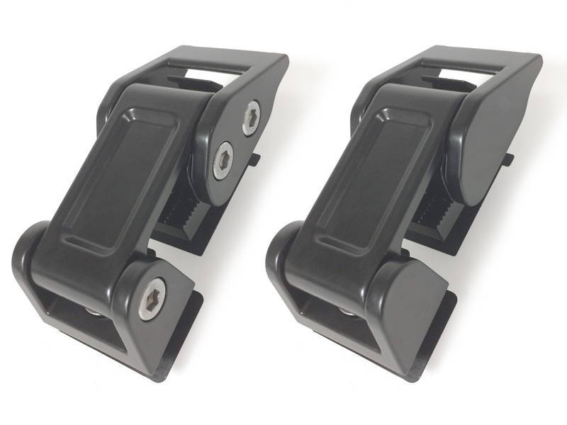 DV8 Offroad 2007-2018 Jeep Rocklaw Hood Catch System - Crew Original