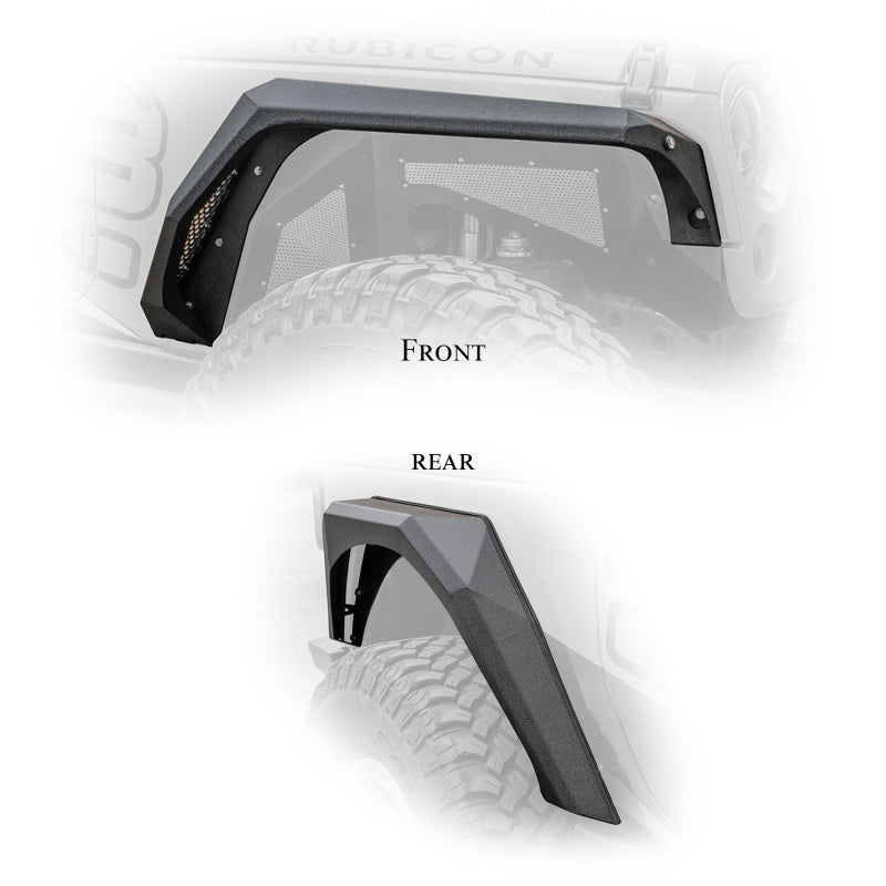 DV8 Offroad 2007-2018 Jeep Wrangler Armor Fenders - Crew Original