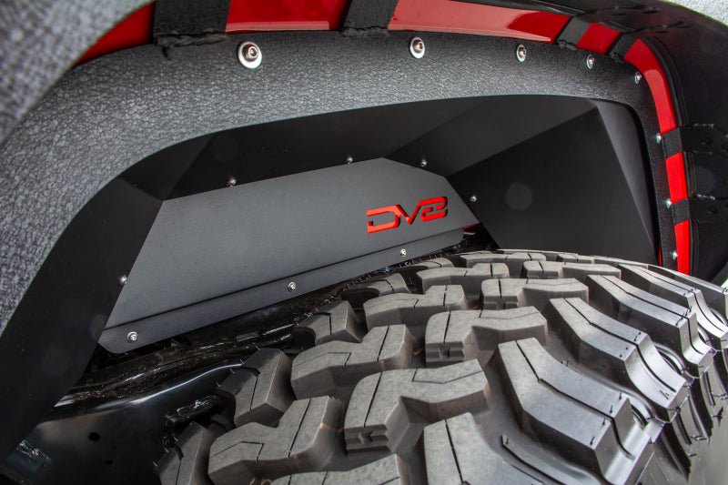 DV8 Offroad 201+ Jeep Gladiator Rear Inner Fenders - Black - Crew Original