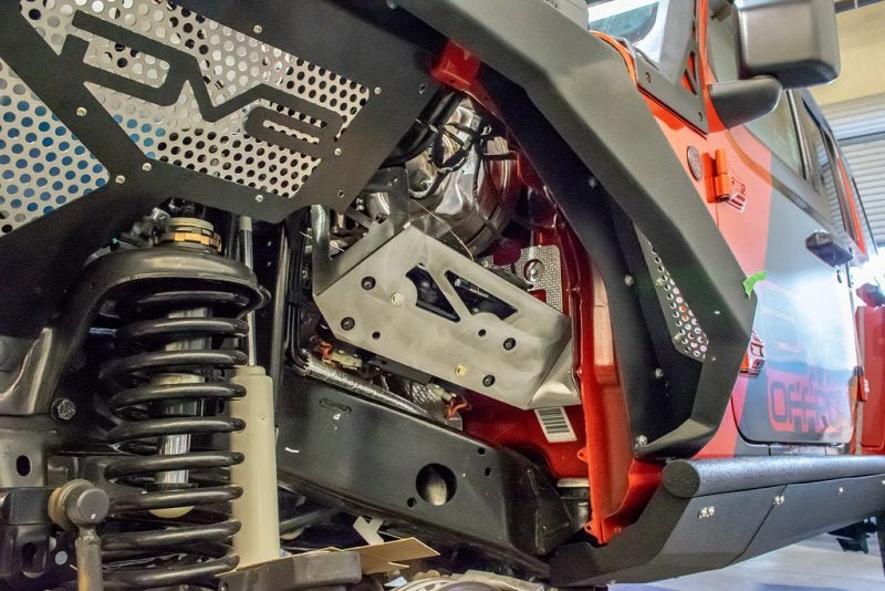 DV8 Offroad 2018+ Jeep JL / JT Engine Bay Compressor Mount - Crew Original