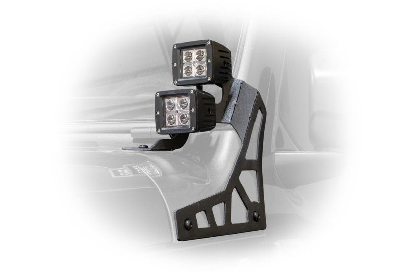DV8 Offroad 2018+ Jeep Wrangler JL A-Pillar Pod Led Light Mount - Crew Original